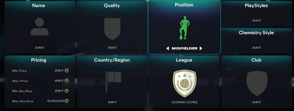 Icon filter 15