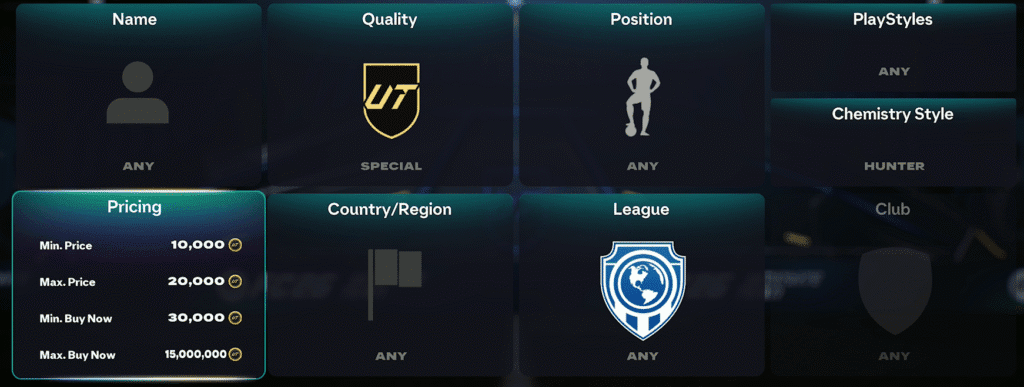 Special card filter 1