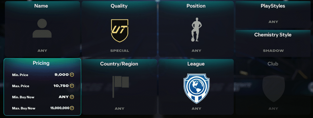 Special card filter 4