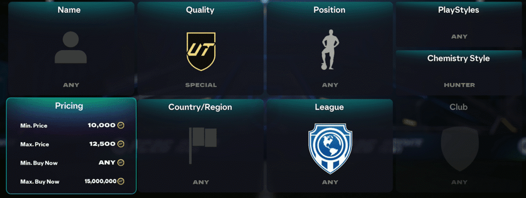 Special card filter 5