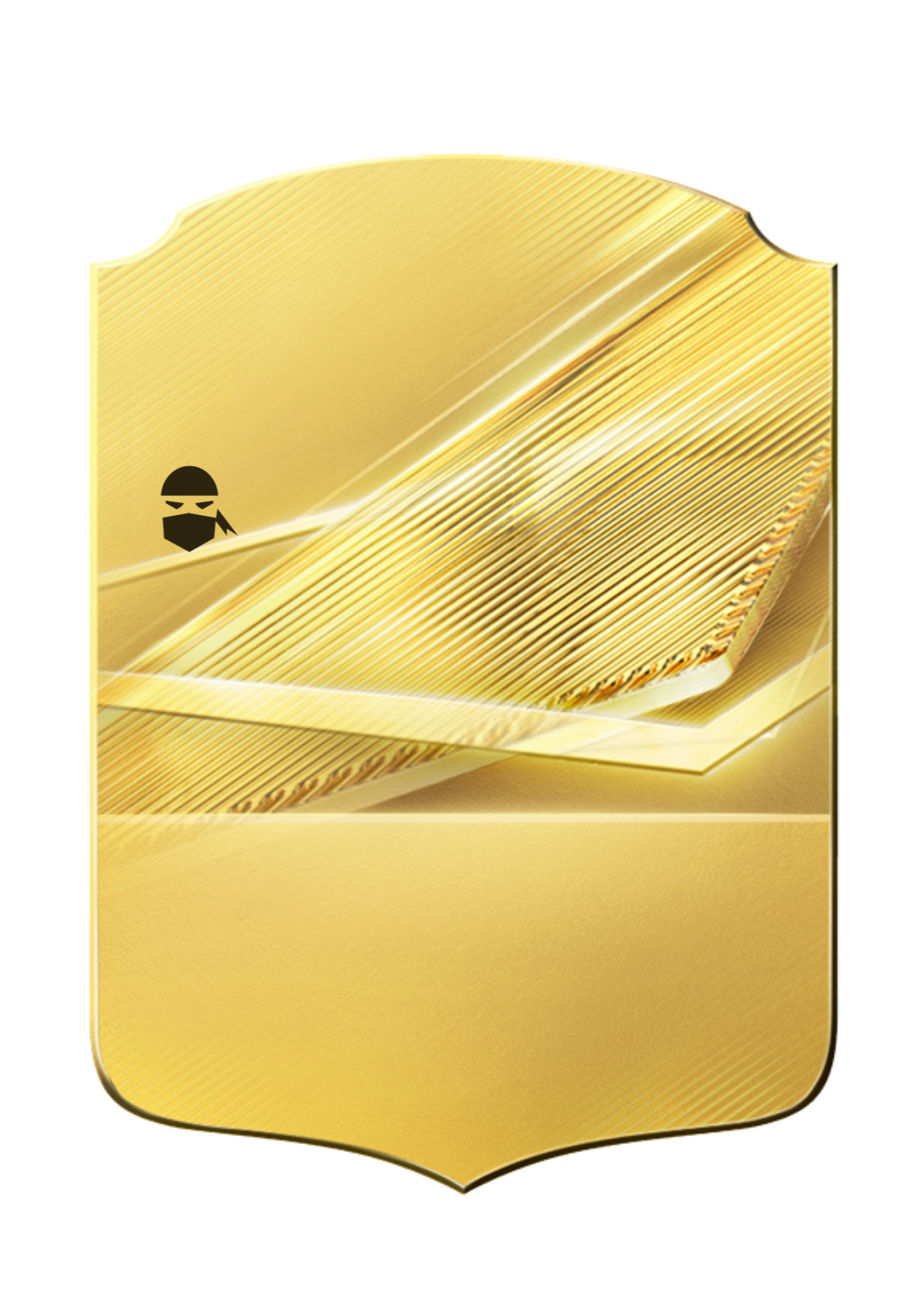 Gold player card with Shadow Chemistry Style applied